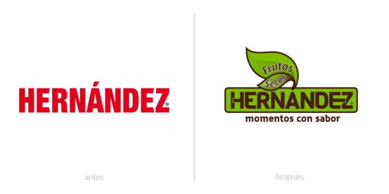 Evolución de marca Frutos Secos Hernández